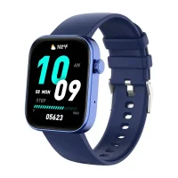 SWOOMi P71 Smartwatch – 1.9″ Display, Voice Calling & Assistant - Blue black