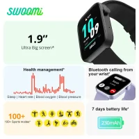 SWOOMi P71 Smartwatch – 1.9″ Display, Voice Calling & Assistant - Features