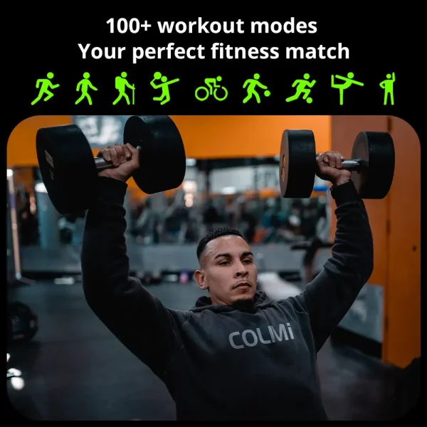 COLMI C81 Smartwatch – 2.0 AMOLED Screen, Bluetooth Calling, and 100+ Sports Modes COLMI C81 Smartwatch – 2.0 AMOLED Screen, Bluetooth Calling, and 100+ Sports Modes