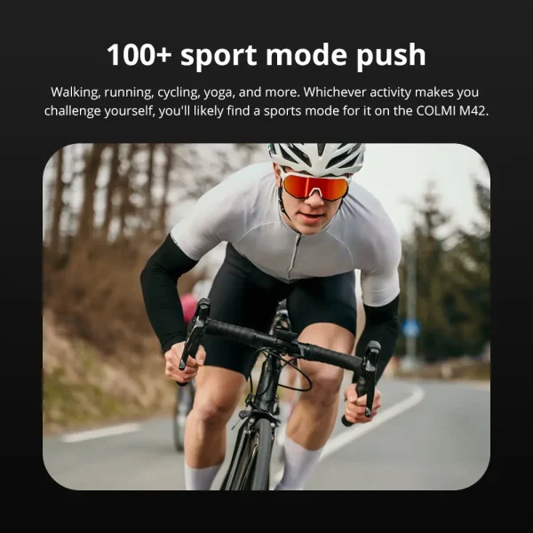 COLMI M42 Smartwatch – 1.43 AMOLED Display, Voice Calling, and 100+ Sports Modes (15) COLMI M42 Smartwatch – 1.43 AMOLED Display, Voice Calling, and 100+ Sports Modes (15)