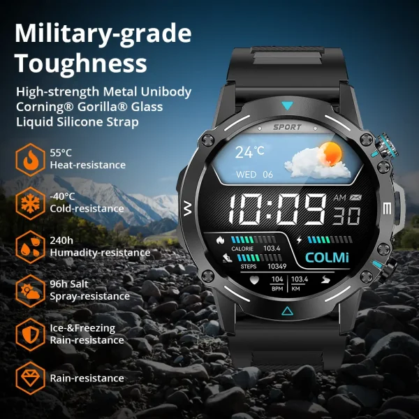 COLMI M42 Smartwatch – 1.43 AMOLED Display, Voice Calling, and 100+ Sports Modes (16) COLMI M42 Smartwatch – 1.43 AMOLED Display, Voice Calling, and 100+ Sports Modes