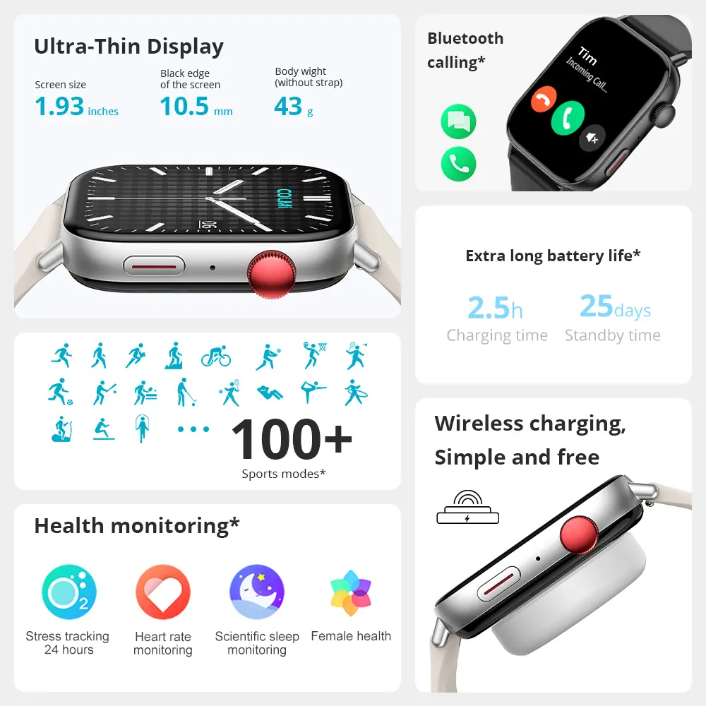 COLMI C8 Max Smartwatch 1.93