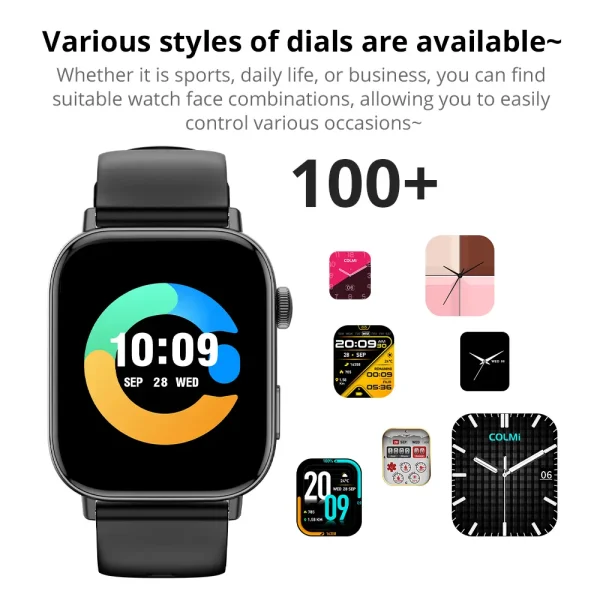 COLMI i28 Ultra Smartwatch – 1.43″ AOD Display with AI GPT & Prayer Times (Copy) (6) COLMI C8 Max Smartwatch 1.93" Big Touch Screen Smart Watch