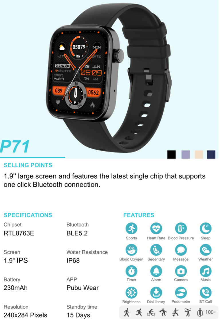 Colmi P71 Smartwatch: The Perfect Blend of Style, Functionality, and Affordability