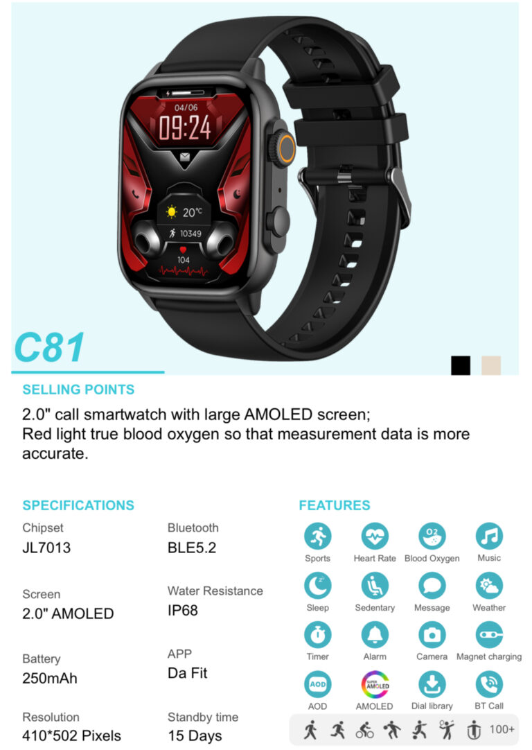 Colmi C81 Smartwatch: Redefining Smart Living in Ghana